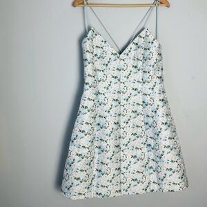 Alice + Olivia Tayla Floral Mini Dress